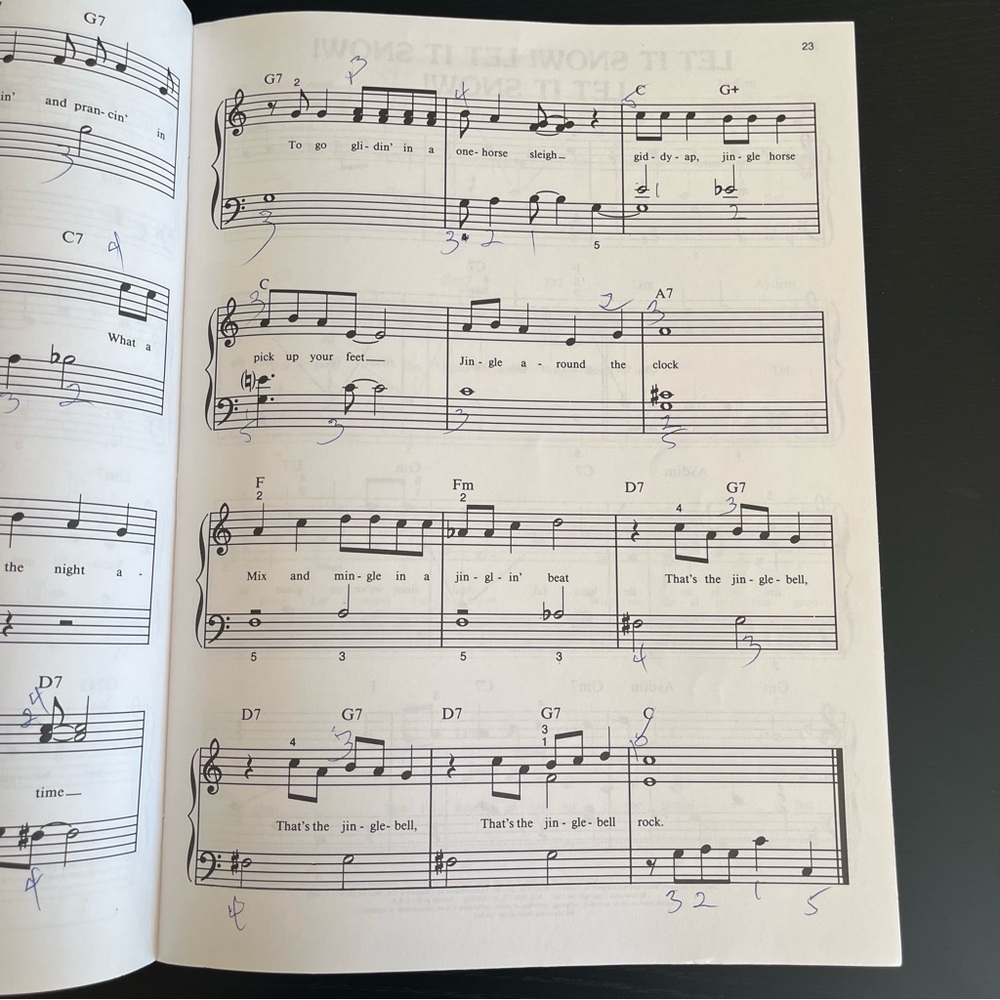 Big Note Easy Piano Merry Christmas Book Bill Boyd Hal Leonard 1987 Sheet Music - Picture 12 of 16